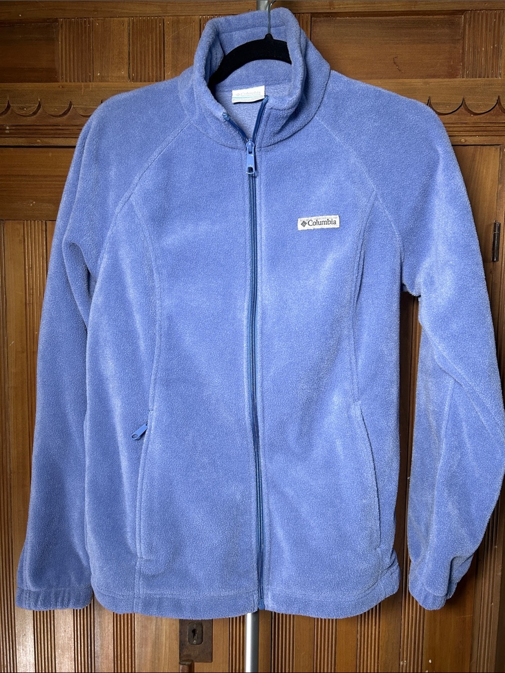 Columbia Light Blue Full-Zip Fleece Jacket Women’s Large